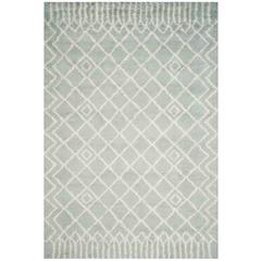 CASABLANCA, BLUE / IVORY, 6' X 9', Area Rug, CSB894B-6