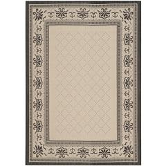 COURTYARD, SAND / BLACK, 2' X 3'-7", Area Rug, CY0901-3901-2