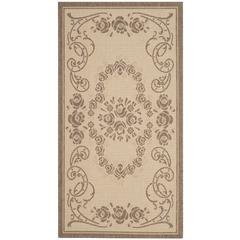 COURTYARD, NATURAL / BROWN, 2'-7" X 5', Area Rug, CY1893-3001-3