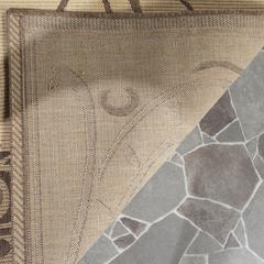 COURTYARD, NATURAL / BROWN, 8' X 11', Area Rug, CY1893-3001-8