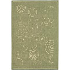 COURTYARD, OLIVE / NATURAL, 2' X 3'-7", Area Rug, CY1906-1E06-2