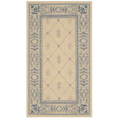 COURTYARD, NATURAL / BLUE, 2' X 3'-7", Area Rug, CY2326-3101-2