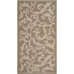 COURTYARD, BROWN / NATURAL, 2'-7" X 5', Area Rug, CY2653-3009-3