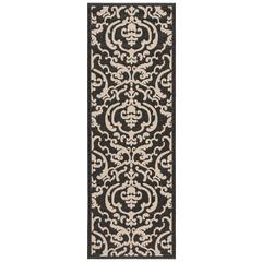 COURTYARD, BLACK / SAND, 2' X 3'-7", Area Rug, CY2663-3908-2