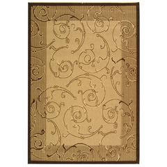 COURTYARD, NATURAL / BROWN, 4' X 5'-7", Area Rug, CY2665-3001-4