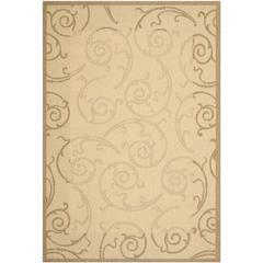 COURTYARD, NATURAL / BROWN, 6'-7" X 9'-6", Area Rug, CY2665-3001-6