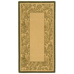 COURTYARD, NATURAL / OLIVE, 2'-7" X 5', Area Rug, CY2666-1E01-3