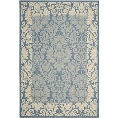 COURTYARD, BLUE / NATURAL, 2' X 3'-7", Area Rug, CY2727-3103-2