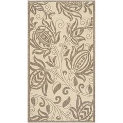 COURTYARD, NATURAL / BROWN, 2'-7" X 5', Area Rug, CY2961-3001-3