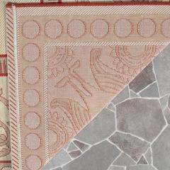 COURTYARD, NATURAL / RED, 8' X 11', Area Rug, CY2965-3701-8