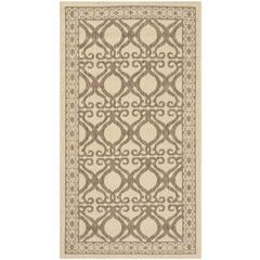 COURTYARD, NATURAL / BROWN, 2'-7" X 5', Area Rug, CY3040-3001-3