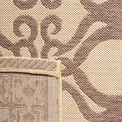 COURTYARD, NATURAL / BROWN, 5'-3" X 7'-7", Area Rug, CY3040-3001-5