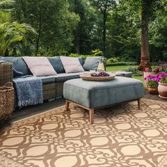 COURTYARD, NATURAL / BROWN, 8' X 11', Area Rug, CY3040-3001-8