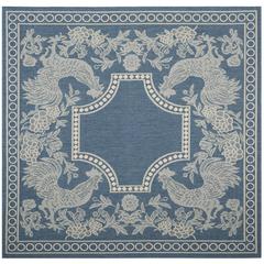COURTYARD, BLUE / NATURAL, 2' X 3'-7", Area Rug, CY3305-3103-2
