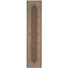 COURTYARD, CHOCOLATE / NATURAL, 2'-3" X 10', Area Rug, CY3305-3409-210