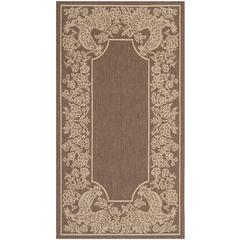 COURTYARD, CHOCOLATE / NATURAL, 2' X 3'-7", Area Rug, CY3305-3409-2