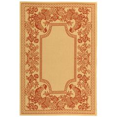 COURTYARD, NATURAL / RED, 2' X 3'-7", Area Rug, CY3305-3701-2