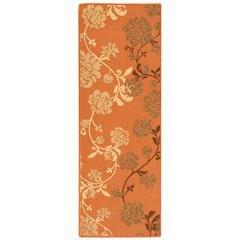 COURTYARD, TERRA NATURAL / BROWN, 2'-3" X 6'-7", Area Rug, CY4027C-27