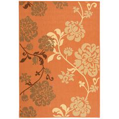 COURTYARD, TERRA NATURAL / BROWN, 5'-3" X 7'-7", Area Rug, CY4027C-5