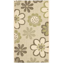 COURTYARD, NATURAL BROWN / OLIVE, 2' X 3'-7", Area Rug, CY4035A-2