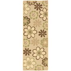 COURTYARD, NATURAL BROWN / OLIVE, 2'-3" X 6'-7", Area Rug, CY4035A-27