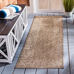 COURTYARD, DARK BEIG / BEIGE, 2'-3" X 6'-7", Area Rug, CY5139B-27