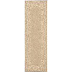 COURTYARD, DARK BEIG / BEIGE, 2'-7" X 8'-2", Area Rug, CY5139B-38