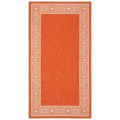 COURTYARD, RUST / SAND, 2'-7" X 5', Area Rug, CY5143A-3
