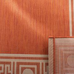 COURTYARD, RUST / SAND, 5'-3" X 7'-7", Area Rug, CY5143A-5