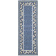 COURTYARD, BLUE / IVORY, 2'-3" X 6'-7", Area Rug, CY5148C-27