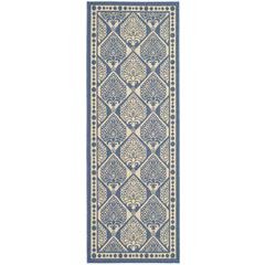 COURTYARD, BLUE / IVORY, 2'-3" X 6'-7", Area Rug, CY5149C-27
