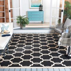 COURTYARD, BLACK / BEIGE, 8' X 11', Area Rug, CY6009-226-8