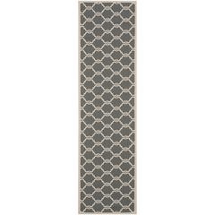 COURTYARD, ANTHRACITE / BEIGE, 2'-3" X 10', Area Rug, CY6009-246-210