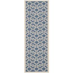 COURTYARD, BLUE / BEIGE, 2'-3" X 6'-7", Area Rug, CY6015-243-27