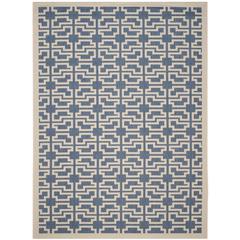 COURTYARD, BLUE / BEIGE, 8' X 11', Area Rug, CY6015-243-8