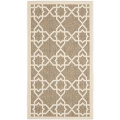 COURTYARD, BROWN / BEIGE, 2' X 3'-7", Area Rug, CY6032-242-2