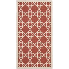 COURTYARD, RED / BEIGE, 2' X 3'-7", Area Rug, CY6032-248-2