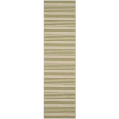 COURTYARD, BEIGE / SWEET PEA, 2'-3" X 8', Area Rug