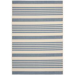 COURTYARD, BEIGE / BLUE, 5'-3" X 7'-7", Area Rug, CY6062-233-5