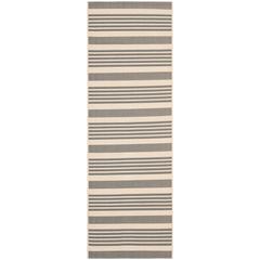 COURTYARD, GREY / BONE, 2'-3" X 10', Area Rug, CY6062-236-210