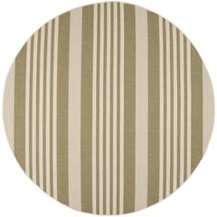 COURTYARD, GREEN / BEIGE, 7'-10" X 7'-10" Round, Area Rug, CY6062-244-8R
