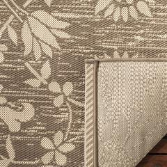 COURTYARD, DARK BEIG / BEIGE, 5'-3" X 7'-7", Area Rug, CY6064-07921-5