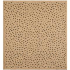 COURTYARD, NATURAL / GOLD, 6'-7" X 6'-7" Square, Area Rug, CY6104-39-7SQ
