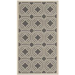 COURTYARD, ANTHRACITE / BEIGE, 2' X 3'-7", Area Rug, CY6112-246-2