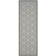COURTYARD, LIGHT GREY / ANTHRACITE, 2'-3" X 6'-7", Area Rug, CY6115-78-27