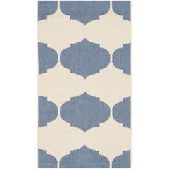 COURTYARD, BEIGE / BLUE, 2' X 3'-7", Area Rug, CY6162-233-2