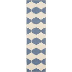 COURTYARD, BEIGE / BLUE, 2'-3" X 12', Area Rug, CY6162-233-212