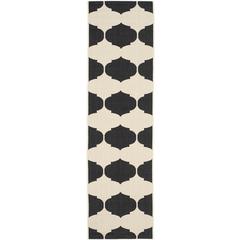 COURTYARD, BEIGE / BLACK, 2'-3" X 12', Area Rug, CY6162-256-212