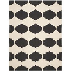 COURTYARD, BEIGE / BLACK, 8' X 11', Area Rug, CY6162-256-8