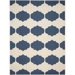 COURTYARD, BEIGE / NAVY, 8' X 11', Area Rug, CY6162-258-8